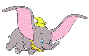 sticker Dumbo_flying